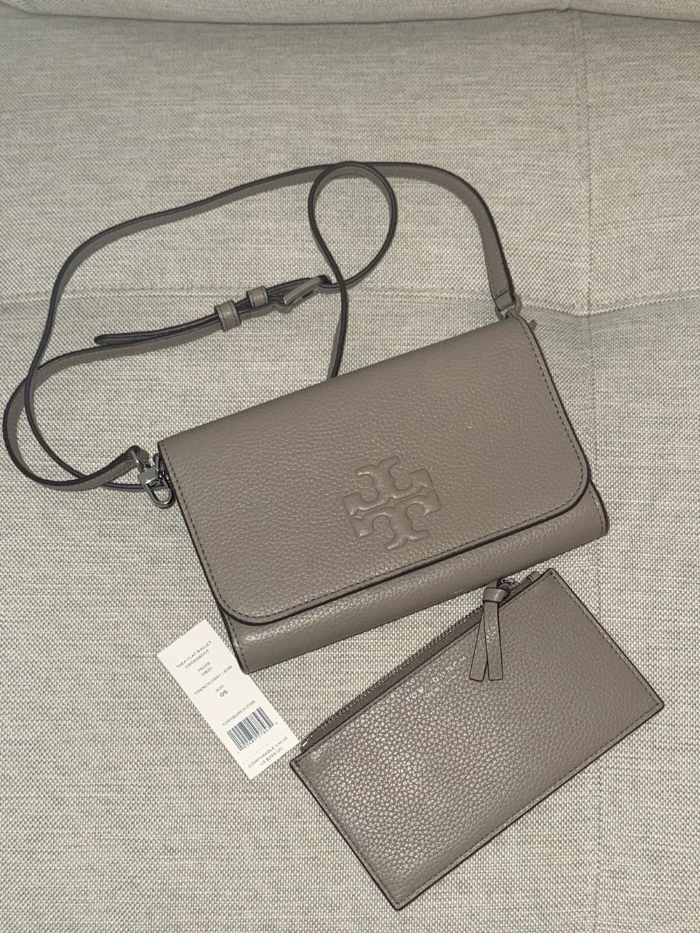 Tory Burch Women's Thea Flat Wallet Crossbody